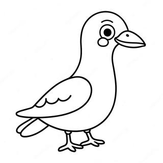 Funny Pigeon Mo Willems Coloring Page 7597-6264