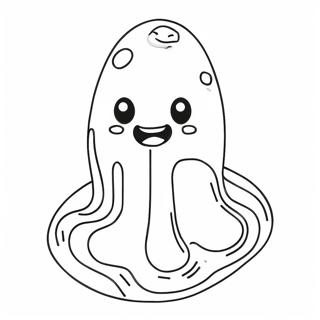 Slime Coloring Page 7616-6273