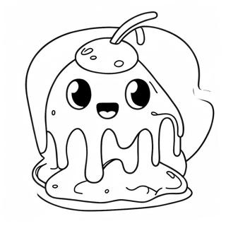 Glittery Slime Coloring Page 7617-6278