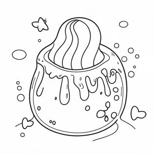 Glittery Slime Coloring Page 7617-6279