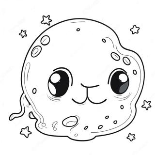 Glittery Slime Coloring Page 7617-6280