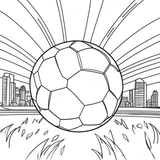 Football Coloring Page 761-605