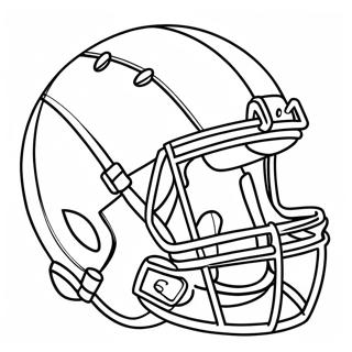 Football Coloring Page 761-606