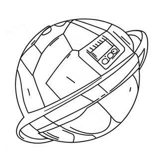 Football Coloring Page 761-608