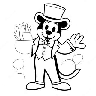 Tuxedo Sam Coloring Page 7626-6281