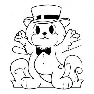 Tuxedo Sam Coloring Page 7626-6283