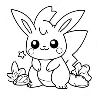 Pokemon Halloween Coloring Page 7636-6292