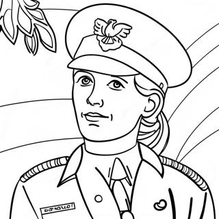 Thank You Veterans Coloring Page 7646-6294