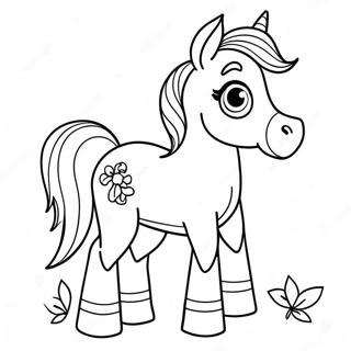 Baby Horse Coloring Pages