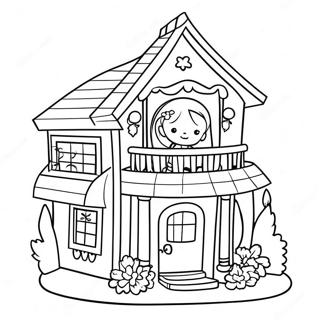 Gabby Dollhouse Coloring Page 7666-6315