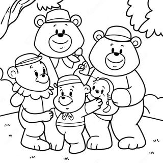 Berenstain Bears Family Fun Coloring Page 7677-6325