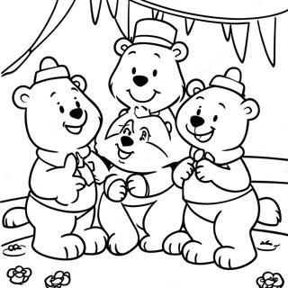 Berenstain Bears Family Fun Coloring Page 7677-6327