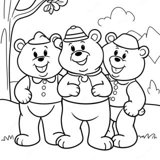 Berenstain Bears Family Fun Coloring Page 7677-6328