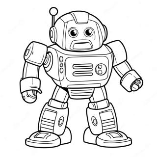 Rescue Bot Coloring Page 7706-6348