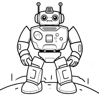 Brave Rescue Bot In Action Coloring Page 7707-6352