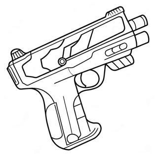 Nerf Gun Coloring Page 7716-6353