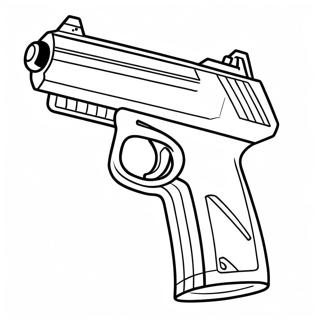 Nerf Gun Coloring Page 7716-6356