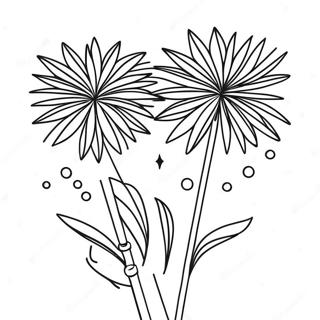 Firework Display Coloring Page 7736-6366