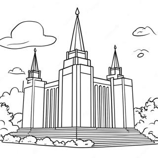 Lds Temple Coloring Page 7747-6379