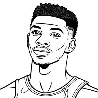 Ja Morant Coloring Pages