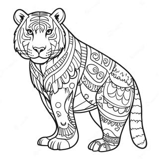 Colorful Png Animal Coloring Page 7787-6410