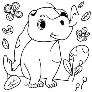 Colorful Png Animal Coloring Page 7787-6412