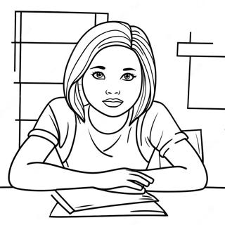 Depression Awareness Coloring Page 7816-6436