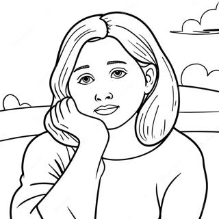 Sadness And Hope Coloring Page 7817-6432