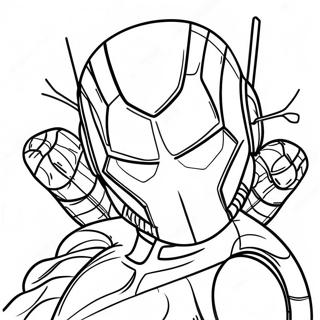 Ant Man Coloring Page 7826-6438