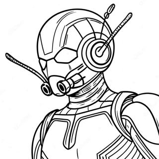 Ant Man Coloring Page 7826-6439