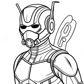 Ant Man Coloring Page 7826-6440