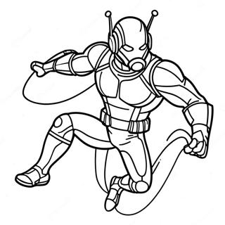 Ant Man In Action Coloring Page 7827-6441