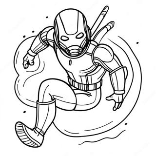 Ant Man In Action Coloring Page 7827-6443