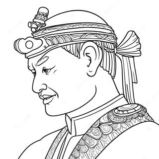 Gojo In Action Coloring Page 782-626