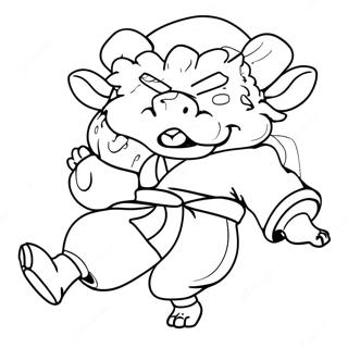 Gojo In Action Coloring Page 782-628