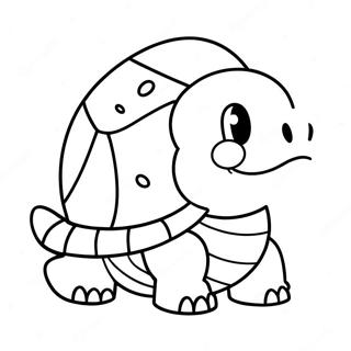 Cute Koopa Shell Coloring Page 7847-6457