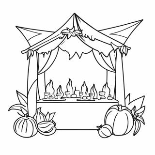 Sukkot Coloring Pages