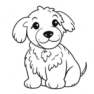 Goldendoodle Coloring Pages