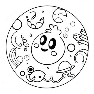 Circle Coloring Pages