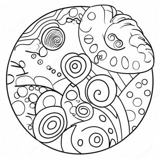 Circle Coloring Page For Kids 7886-6498