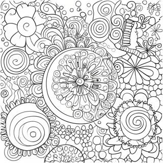 Circle Coloring Pages