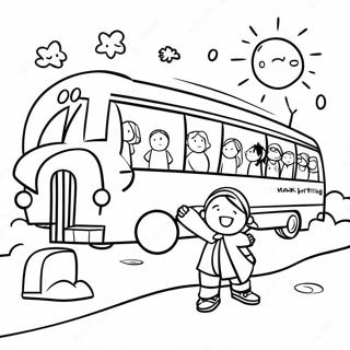 Last Day Of School Celebration Coloring Page 7926-6520