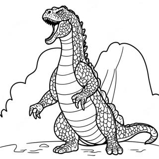 Shin Godzilla Roaring Coloring Page 792-633