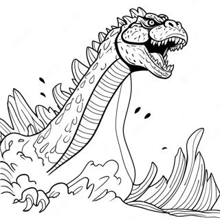 Shin Godzilla Roaring Coloring Page 792-635