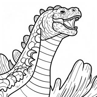 Shin Godzilla Roaring Coloring Page 792-636