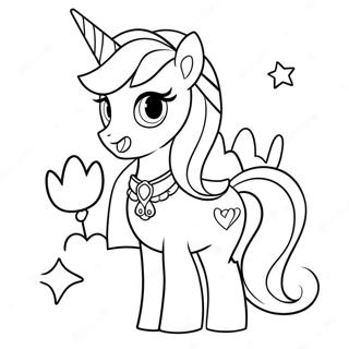 Sparkling Princess Celestia Coloring Page 7957-6543