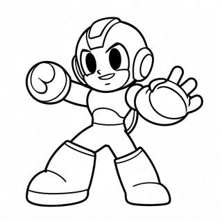 Megaman In Action Coloring Page 7977-6561