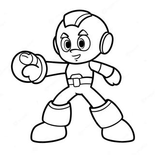 Megaman In Action Coloring Page 7977-6562