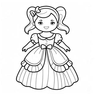 Pretty Girl Realistic Girl Coloring Pages