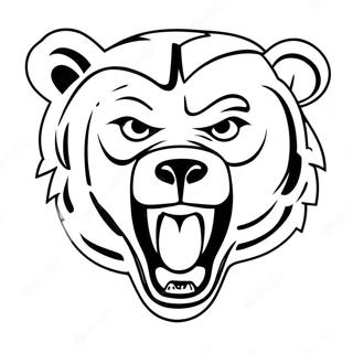 Chicago Bears Logo Coloring Page 8026-6601